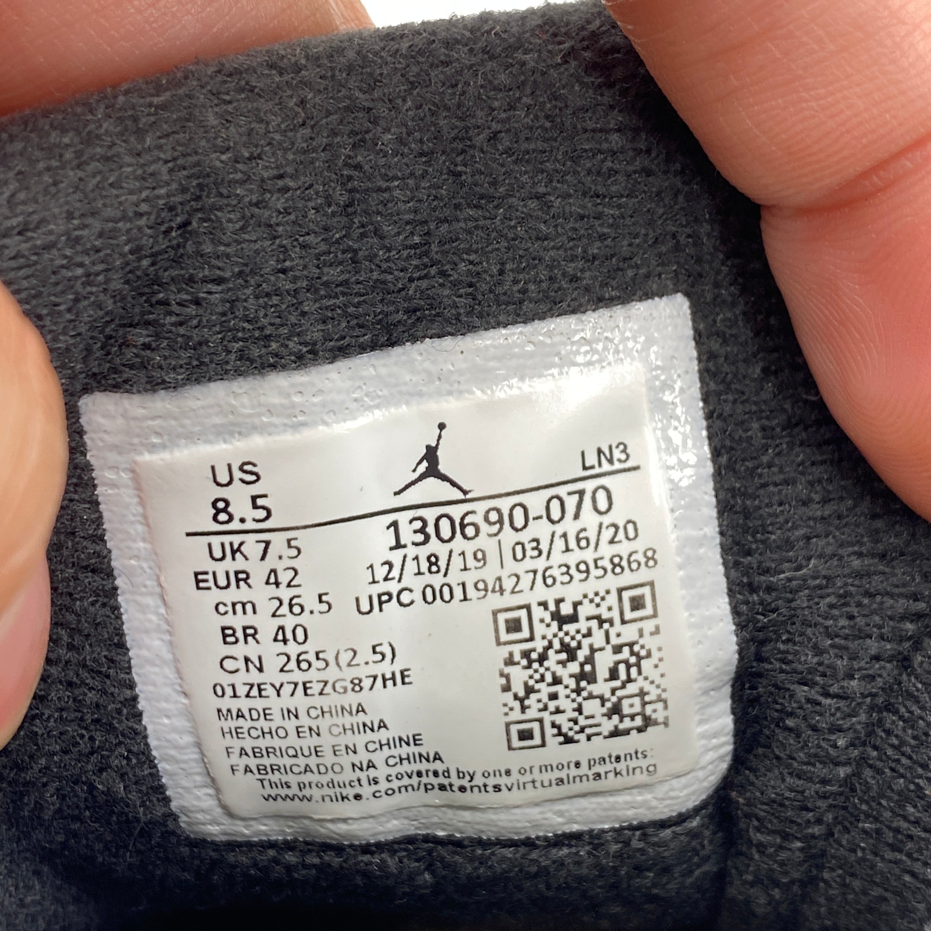 Air Jordan 12 Retro &quot;University Gold&quot; 2020 Used Size 8.5