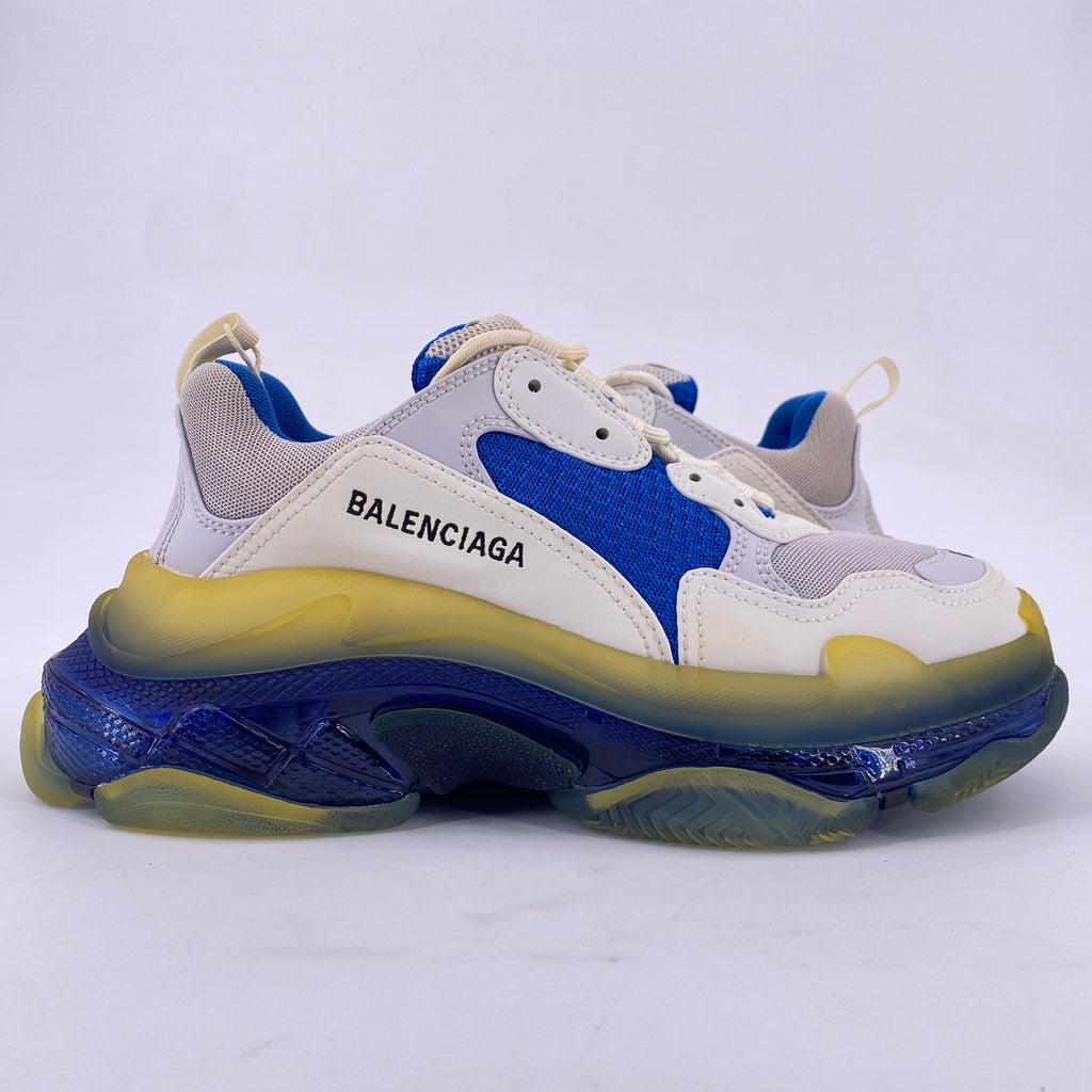 Balenciaga Triple S "White Blue"  New Size 40