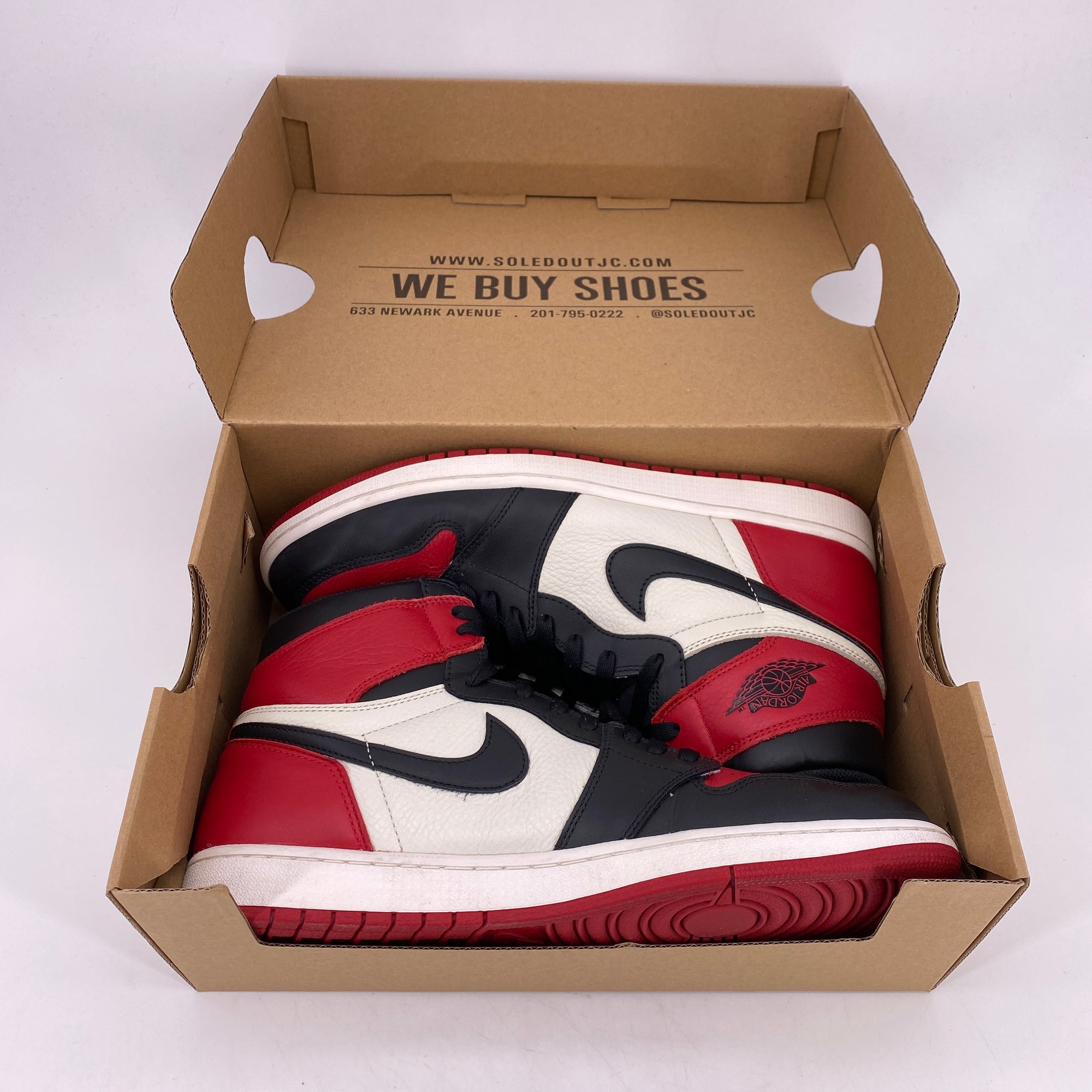 Air Jordan 1 Retro High OG &quot;Bred Toe&quot; 2018 Used Size 13