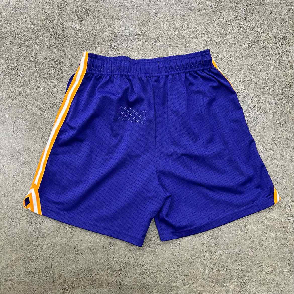 Eric Emanuel Mesh Shorts "PURPLE YELLOW" Purple Used Size L