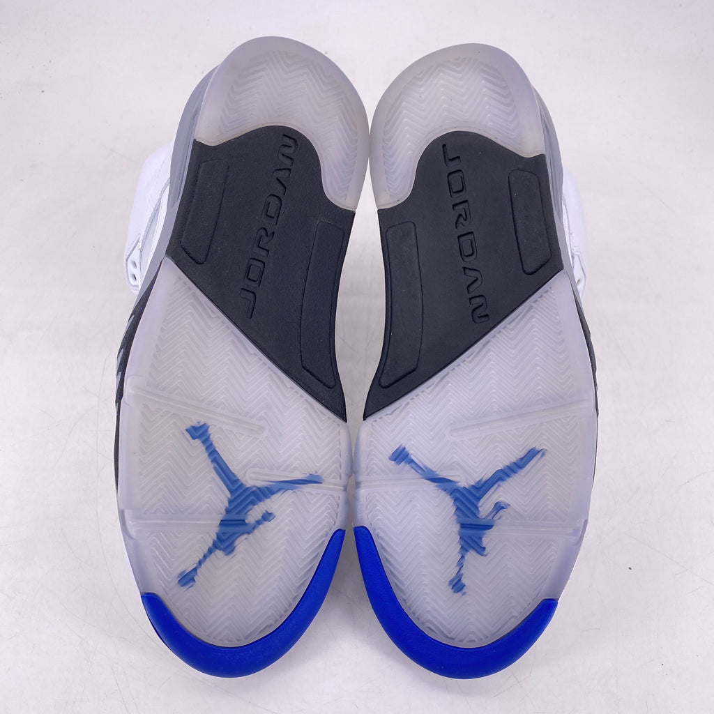 Air Jordan 5 Retro "White Stealth" 2021 New Size 9.5