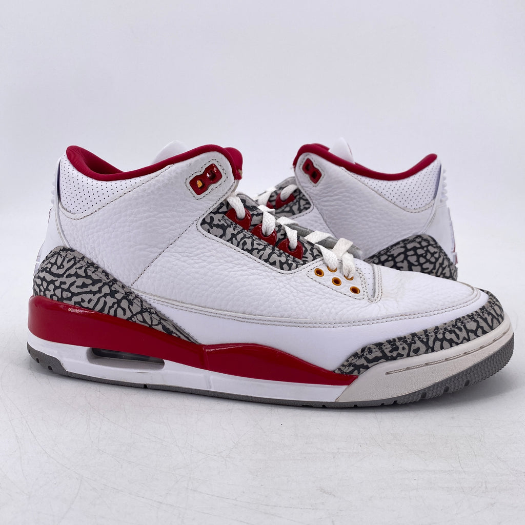Air Jordan 3 Retro "Cardinal" 2022 Used Size 10