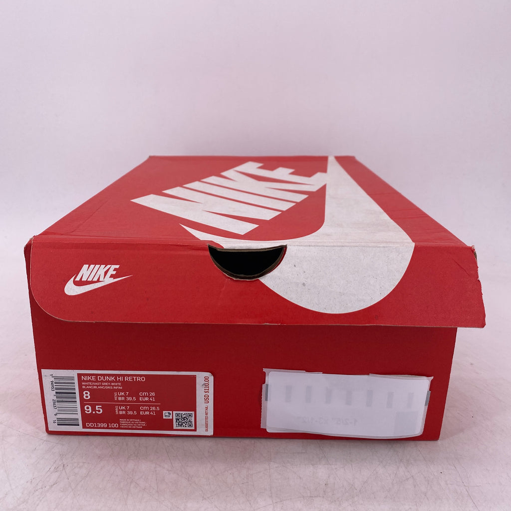 Nike Dunk High Retro "Vast Grey" 2021 New Size 8
