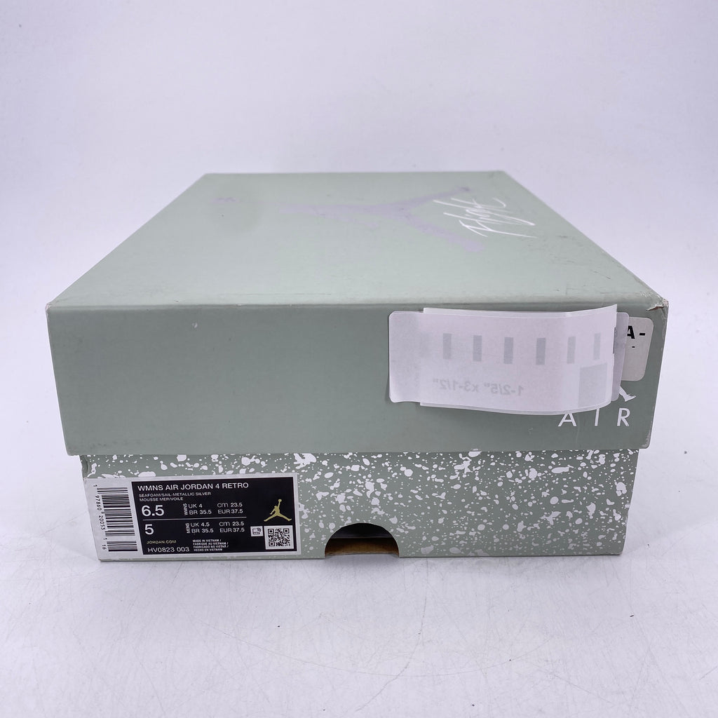 Air Jordan (W) 4 Retro "Seafoam" 2025 Used Size 6.5W