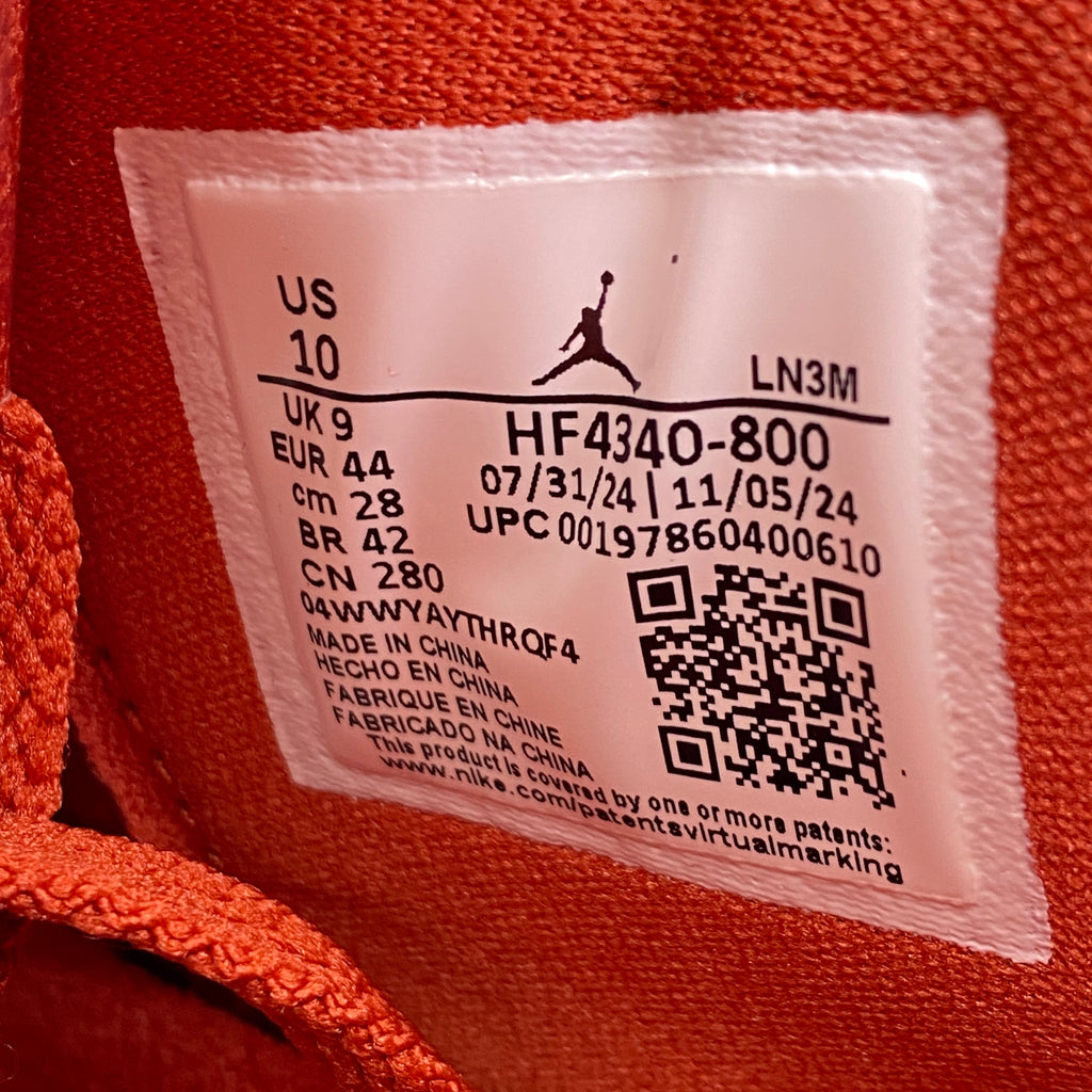 Air Jordan 4 Retro "Brick By Brick" 2025 New Size 10