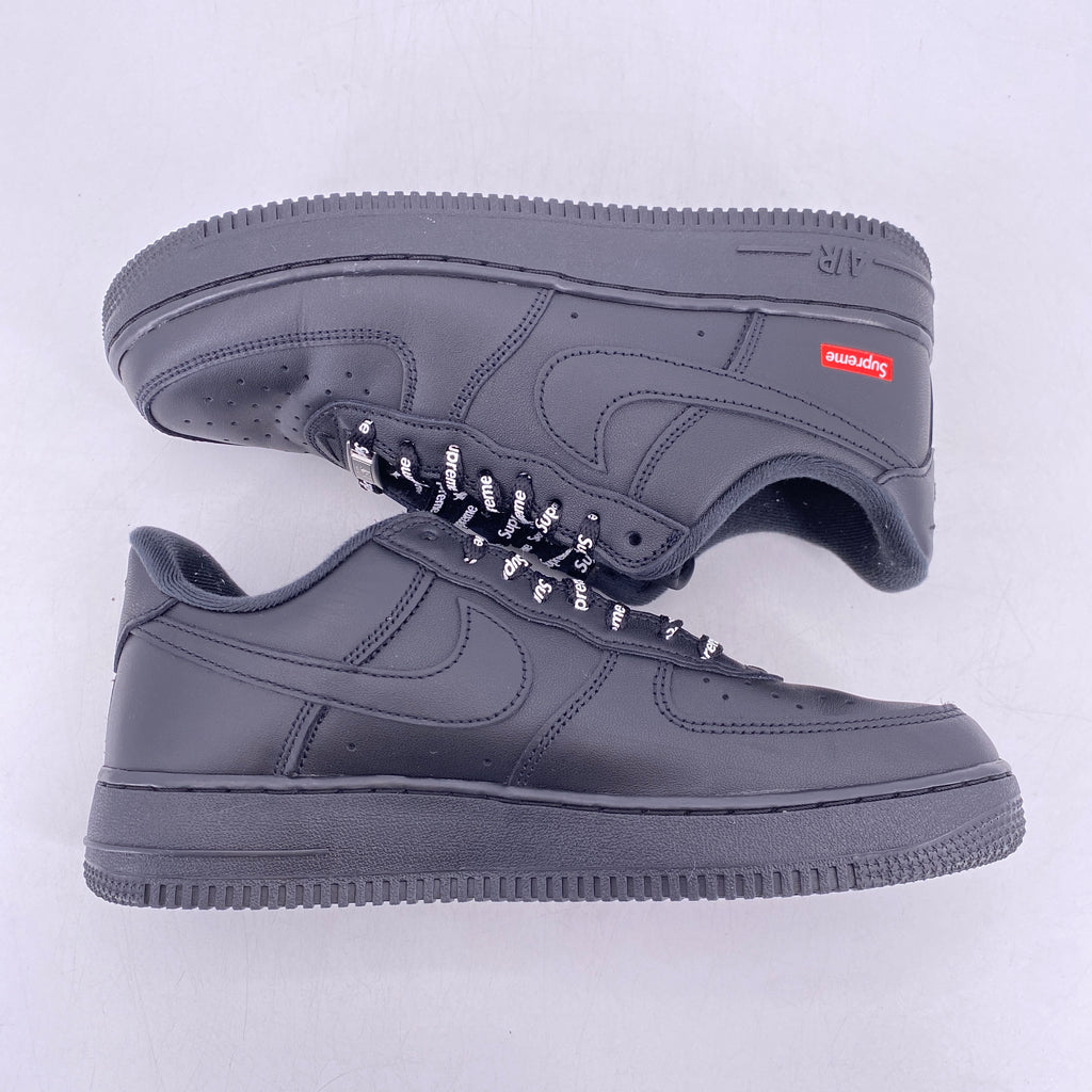 Nike Air Force 1 Low "Supreme Black" 2020 Used Size 8.5