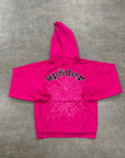 Sp5der Hoodie "LEGACY" Pink New Size L