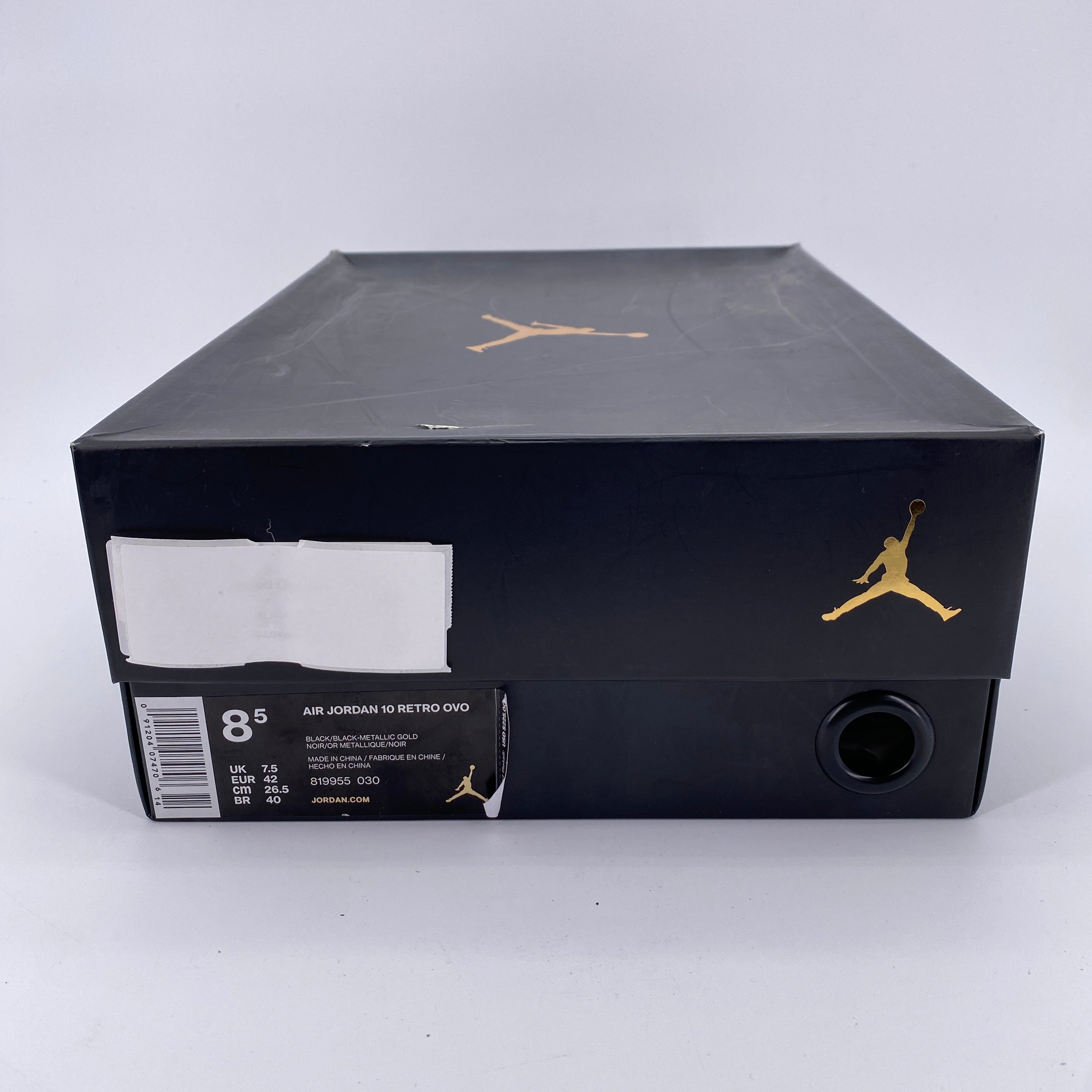 Air Jordan 10 Retro &quot;Ovo Black&quot; 2016 New Size 8.5