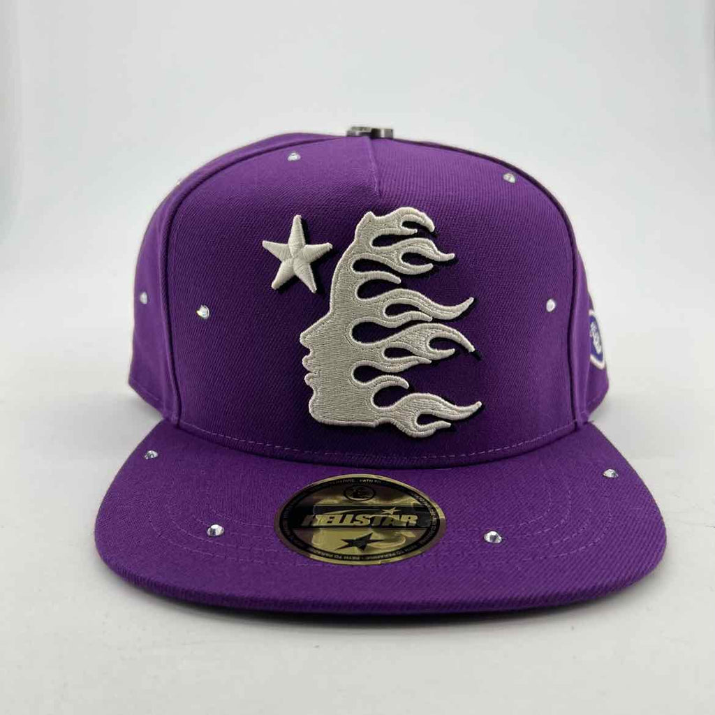 Hellstar Fitted Hat "LOGO" New Purple Size 7 3/4