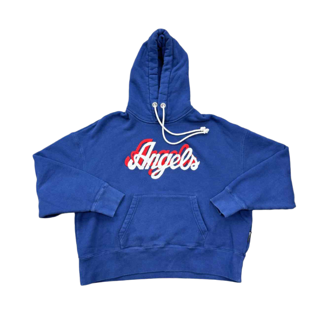 Palm Angels Hoodie "APPLIQUED" Blue Used Size XS