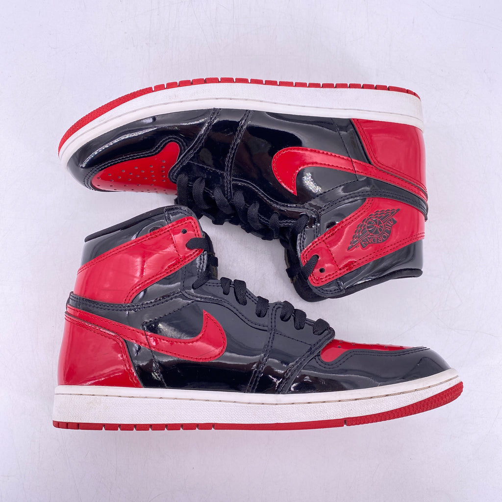 Air Jordan 1 Retro High OG "Patent Bred" 2021 Used Size 8