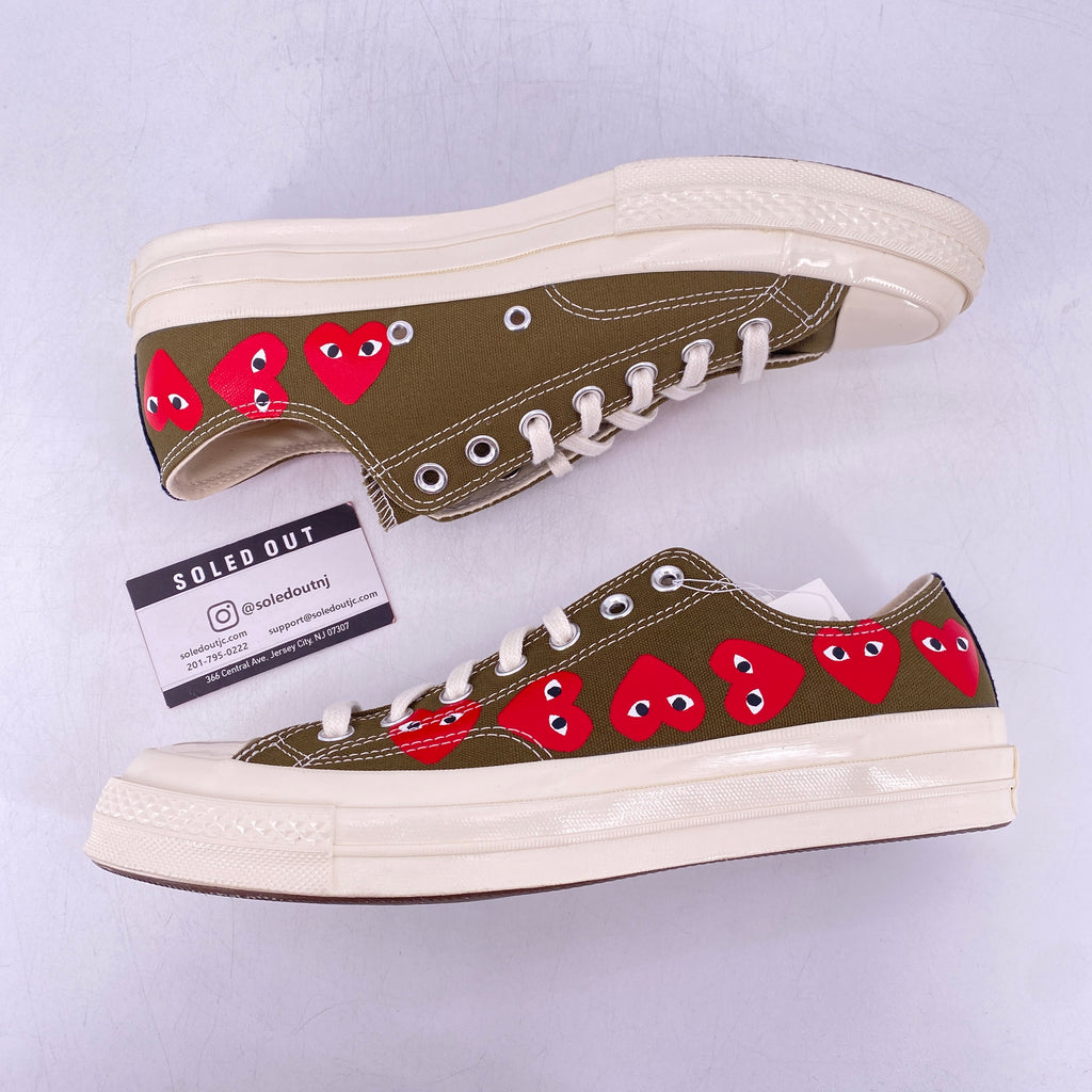 Converse All Star 70 Ox "Cdg Heart Green"  New Size 9