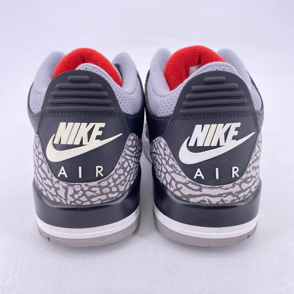 Air Jordan 3 Retro "Black Cement" 2018 Used Size 8.5