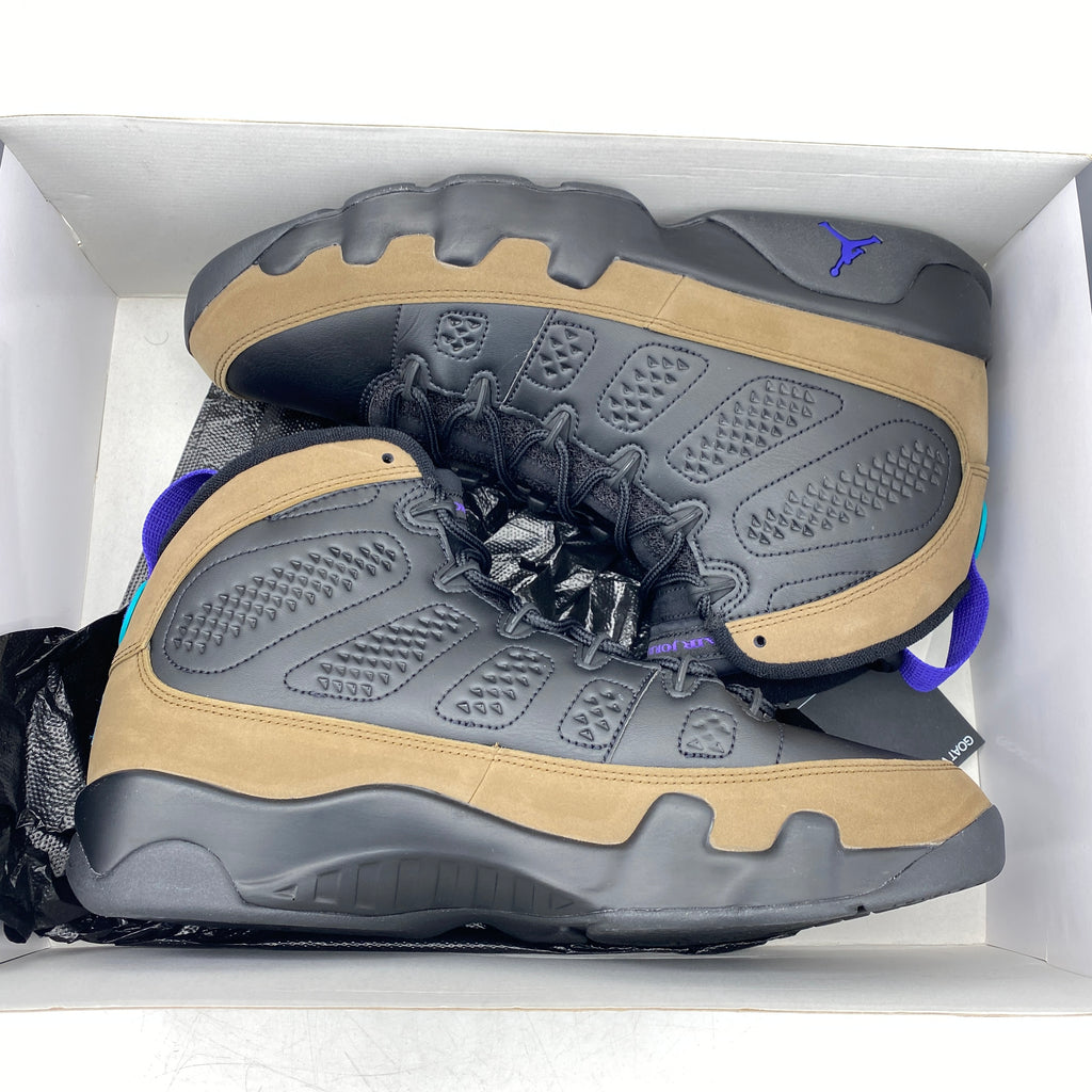 Air Jordan 9 Retro "Light Olive Concord" 2023 Used Size 11.5