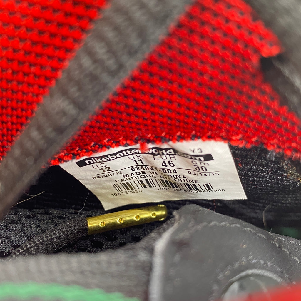 Nike Air Foamposite Pro "Black Gym Red" 2015 Used Size 12