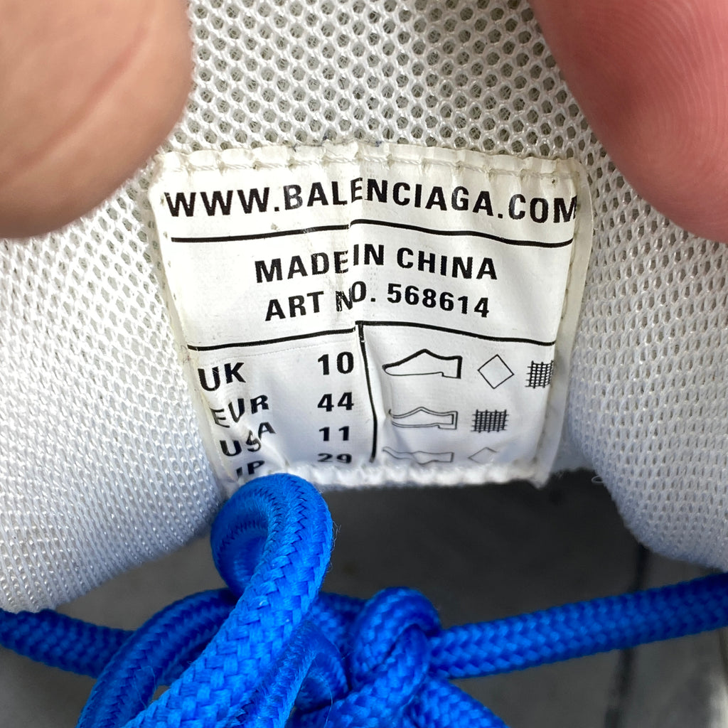 Balenciaga Track "Blue White"  Used Size 44