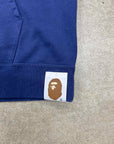 Bape Zip Up "GIANT SHARK" Blue Used Size XL