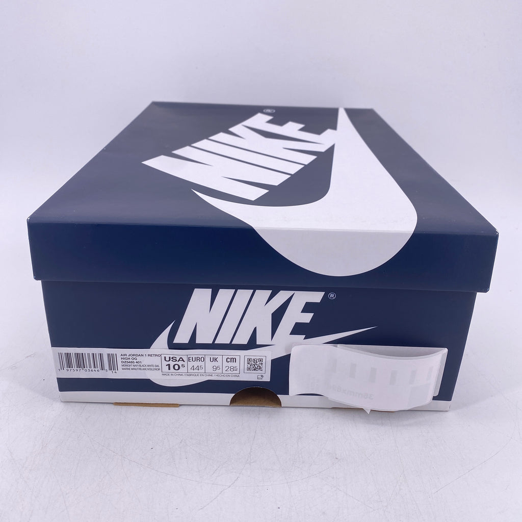 Air Jordan 1 Retro High OG "Midnight Navy" 2024 New Size 10.5