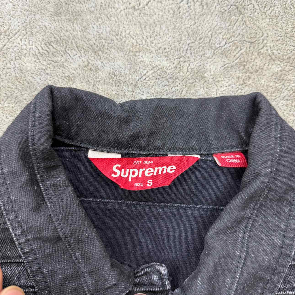 Supreme Jacket "LAYERED DENIM" Black New Size S