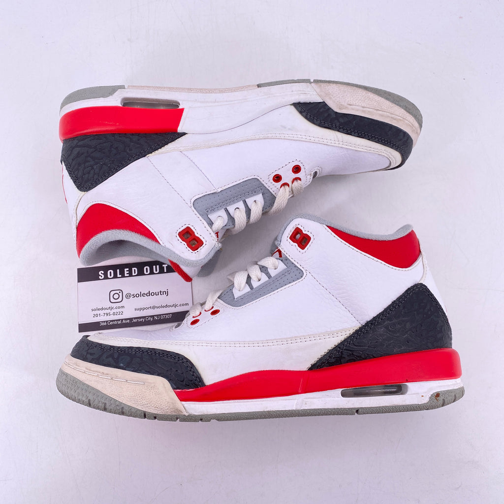 Air Jordan (GS) 3 Retro "Fire Red" 2013 Used Size 6.5Y