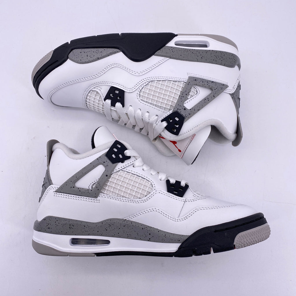 Air Jordan (GS) 4 Retro "White Cement" 2025 New Size 5Y