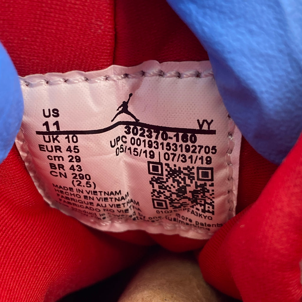 Air Jordan 9 Retro "White Gym Red" 2019 New Size 11
