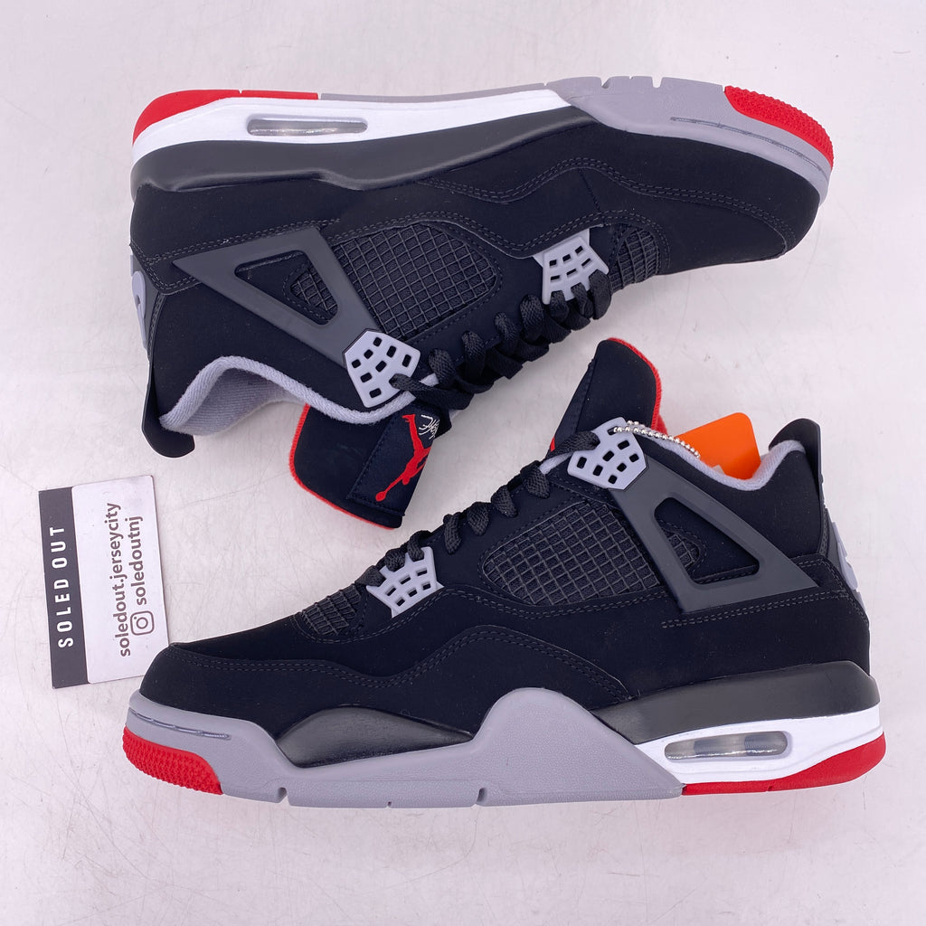 Air Jordan 4 Retro "Bred" 2019 New Size 10