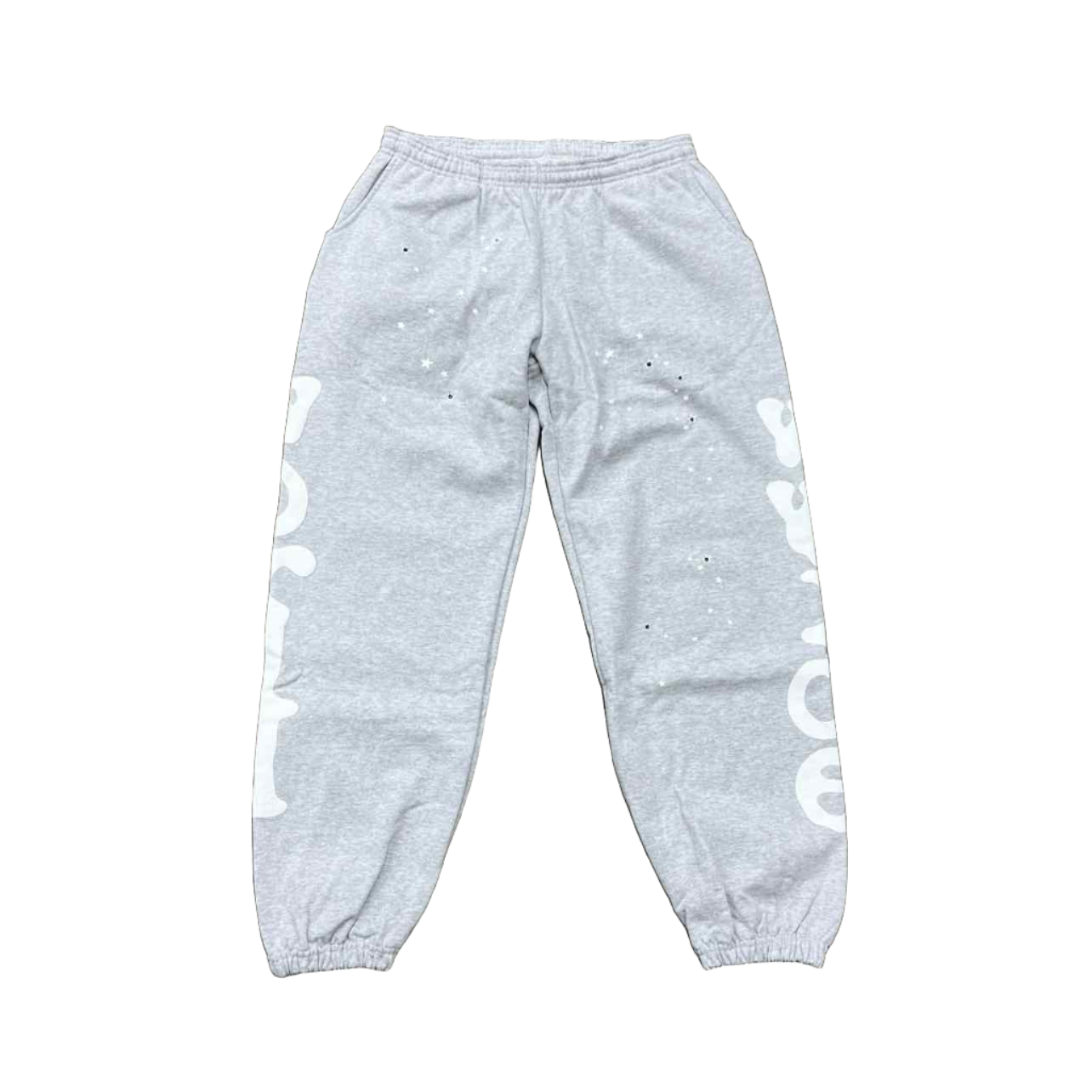 Sp5der Sweatpants "BELUGA" Grey New Size XL