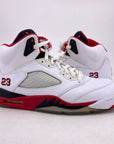 Air Jordan 5 Retro "Fire Red Black Tongue" 2013 Used Size 10.5