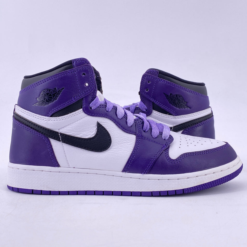 Air Jordan (GS) 1 Retro High "Court Purple" 2020 Used Size 6.5Y