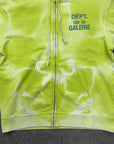 Gallery DEPT. Zip Up "FRENCH" Lime Green Used Size S