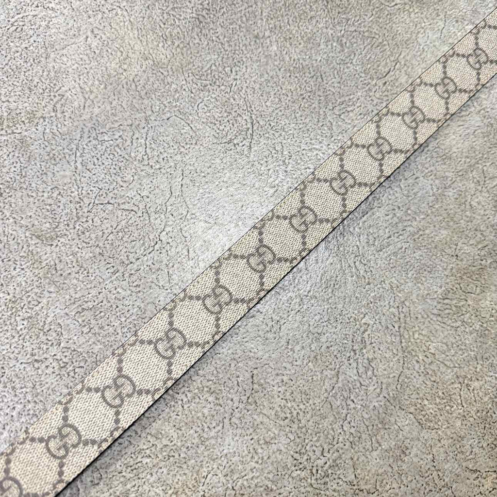 Gucci (W) Belt "REVERSIBLE GG GOLD BUCKLE" New Brown Size 26