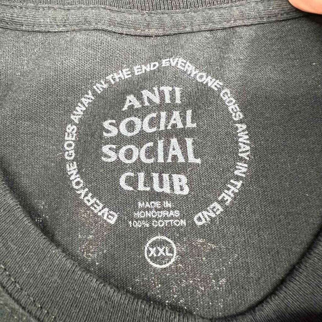 ASSC T-Shirt "LOGO" Black Used Size XXL