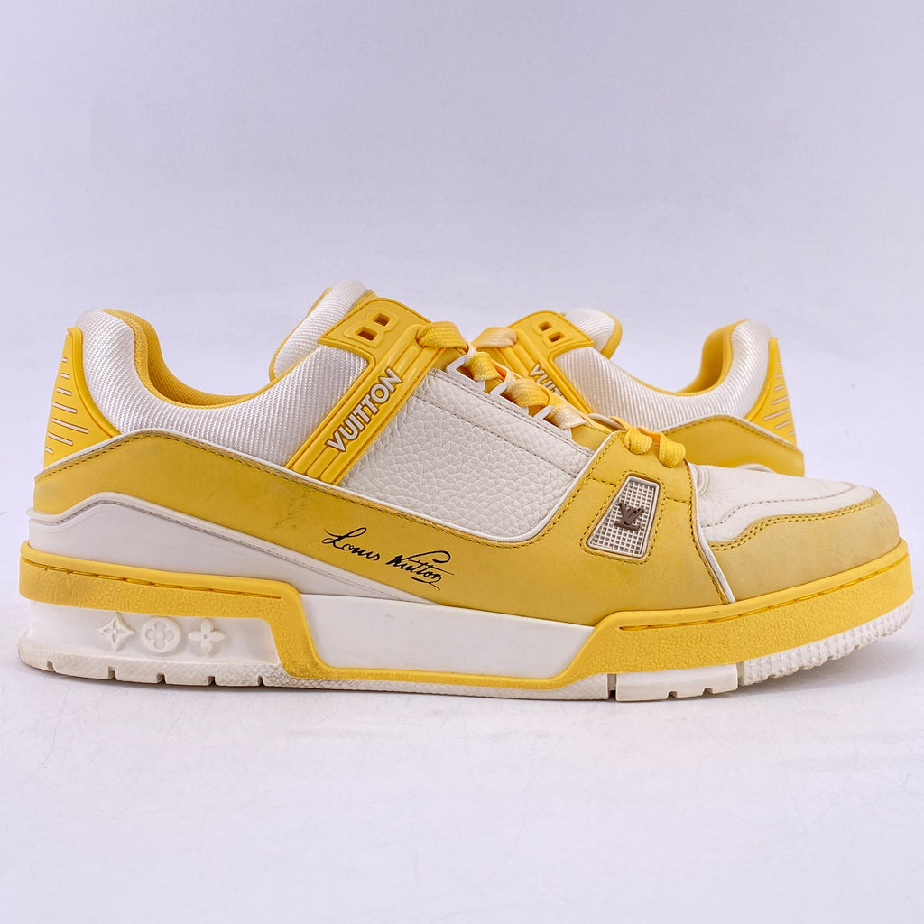 Louis Vuitton Trainer "Yellow"  Used Size 42