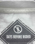 Travis Scott T-Shirt "SP5DER DAYS BEFORE RODEO ll" White New Size XL