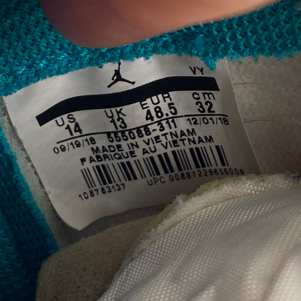 Air Jordan 1 Retro High "Turbo Green" 2019 Used Size 14