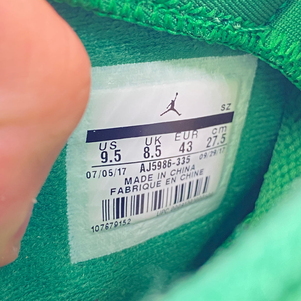 Air Jordan 6 Retro "Gatorade Green" 2017 Used Size 9.5