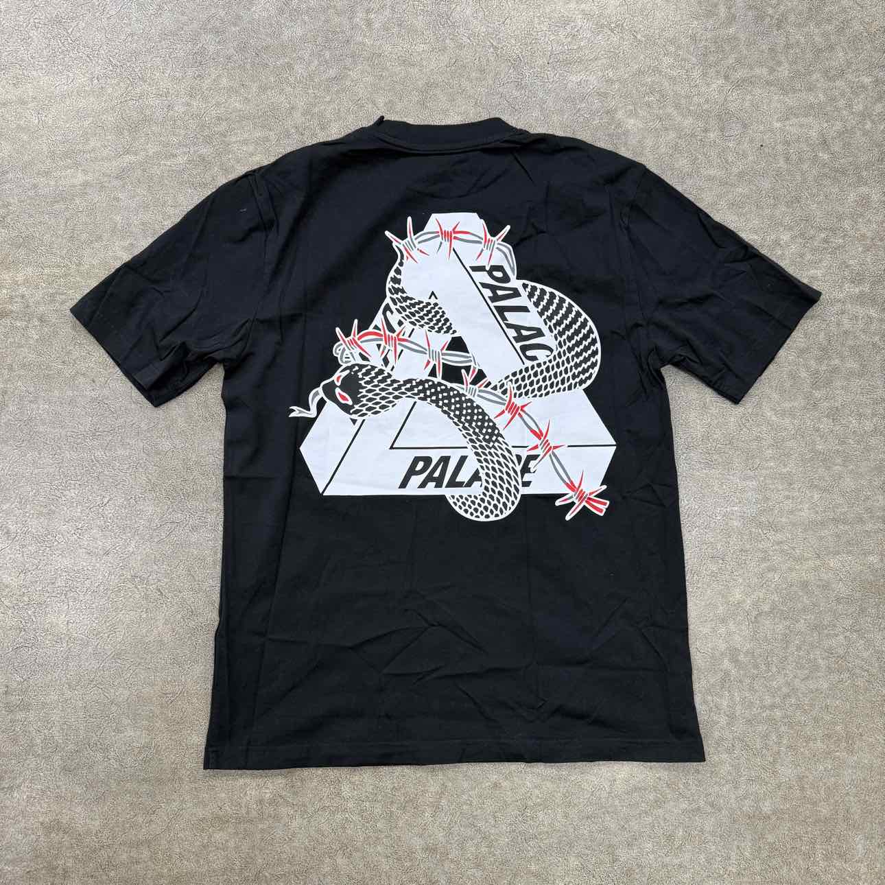Palace T-Shirt &quot;HESH MIT FRESH&quot; Black New Size L