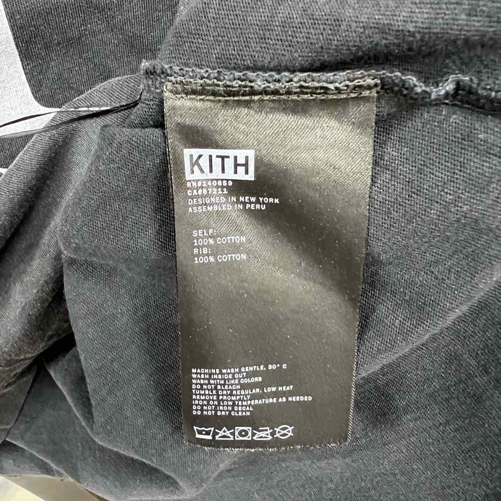 Kith T-Shirt "NEW YORK" Black Used Size L
