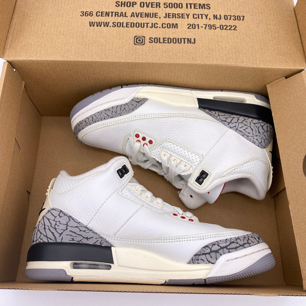 Air Jordan (GS) 3 Retro "White Cement Reimagined" 2023 Used Size 6Y