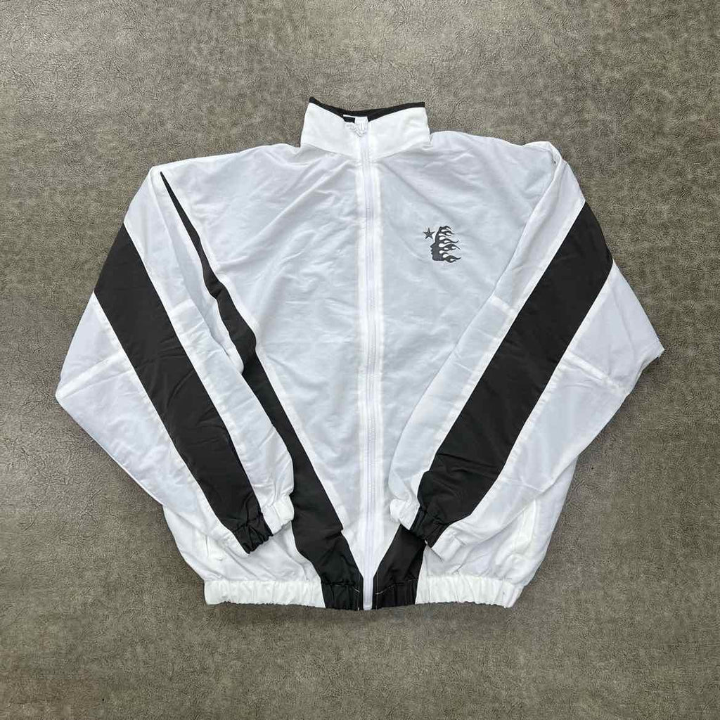 Hellstar Track Jacket "THRILLER" White New Size L