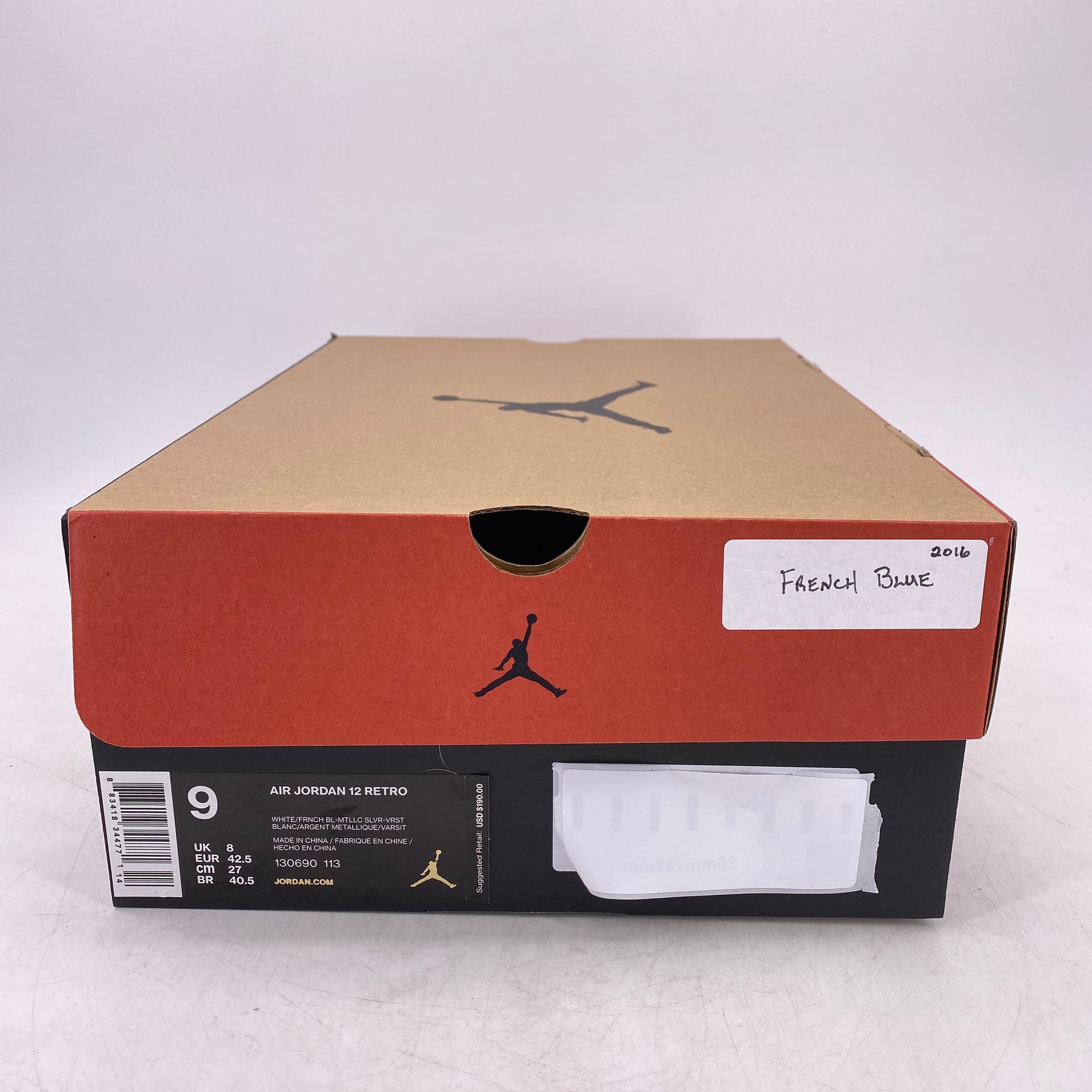 Air Jordan 12 Retro &quot;French Blue&quot; 2016 New Size 9