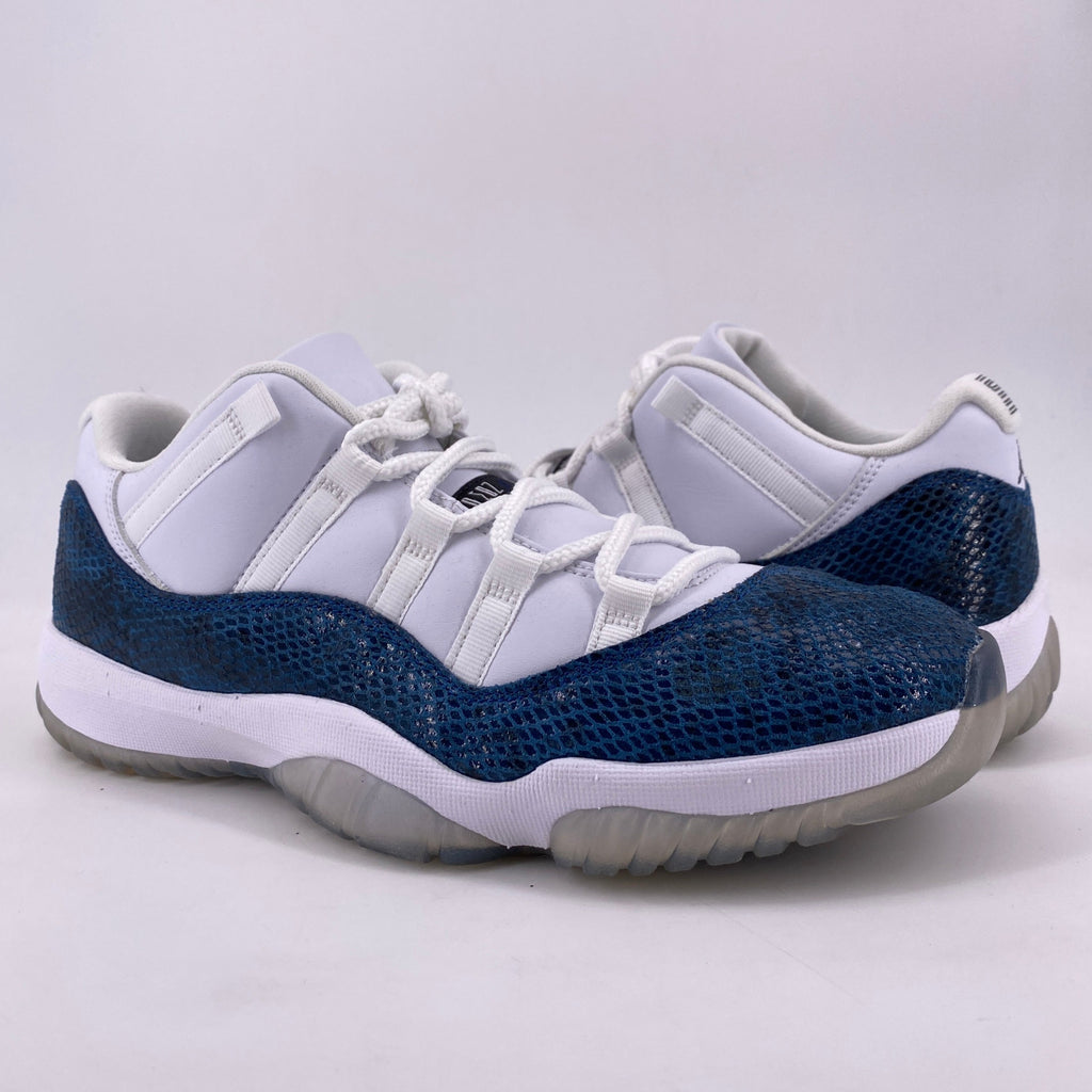 Air Jordan 11 Retro Low LE "Snake Navy" 2019 New Size 10