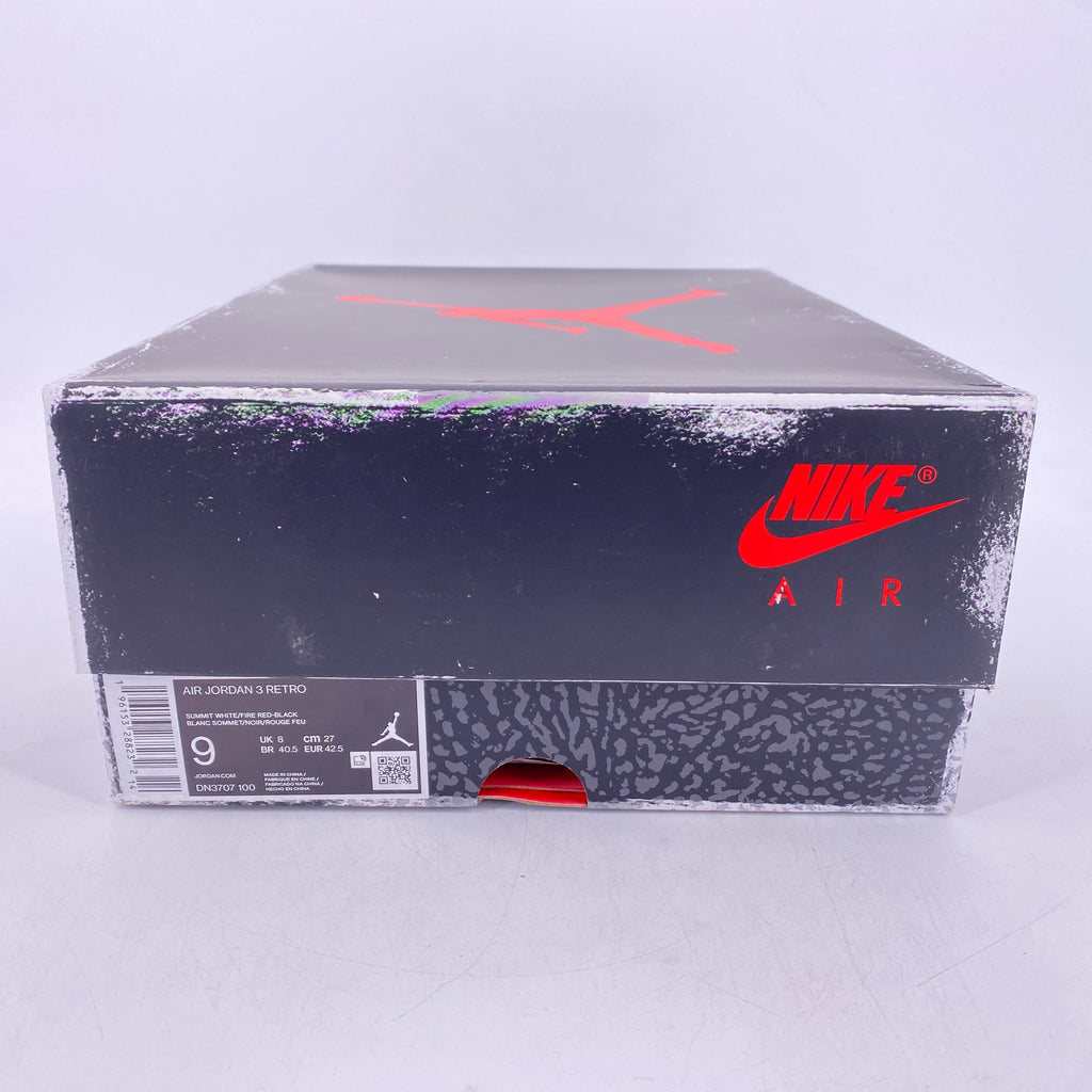 Air Jordan 3 Retro "White Cement Reimagined" 2023 New Size 9
