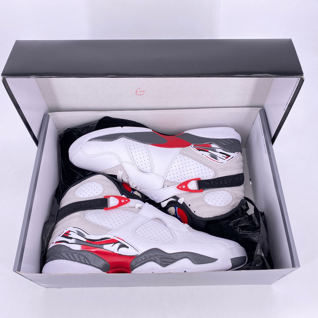 Air Jordan 8 Retro "White True Red" 2025 New Size 10