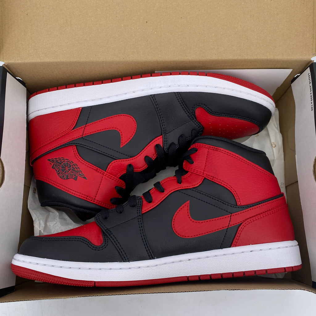 Air Jordan 1 Mid "Banned" 2020 New Size 11.5