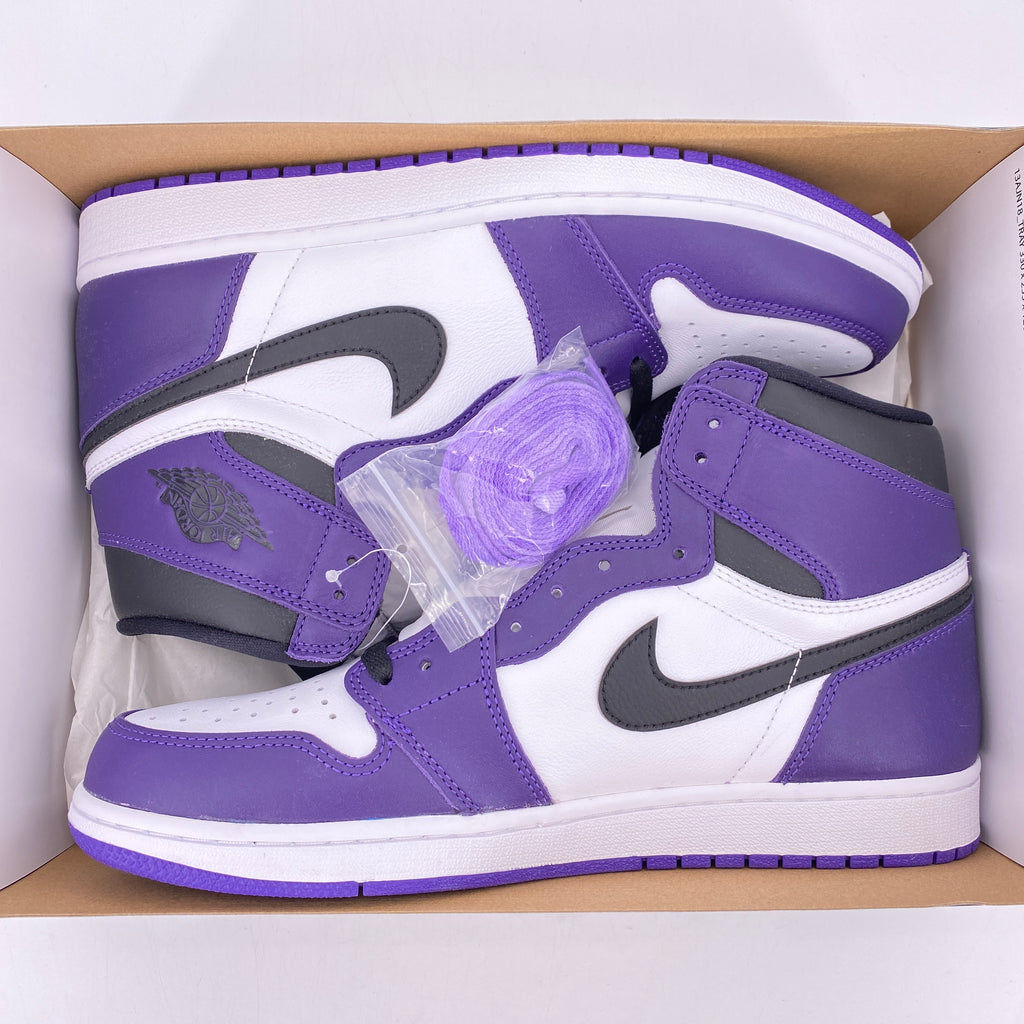 Air Jordan 1 Retro High OG "Court Purple 2.0" 2020 New Size 12