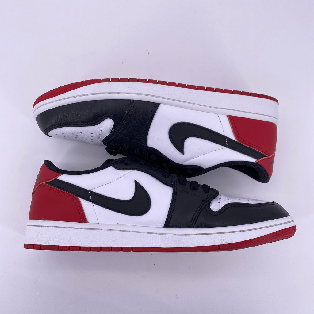 Air Jordan 1 Retro Low "Black Toe" 2023 Used Size 9