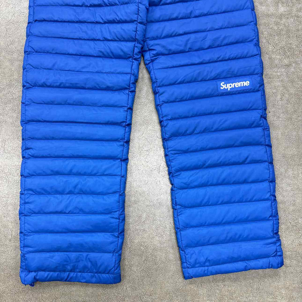 Supreme Pants "PUFFER" Royal Blue New Size S