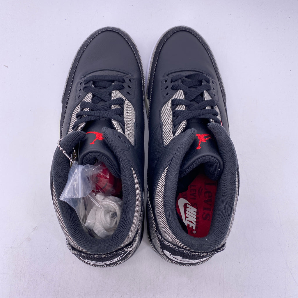 Air Jordan 3 Retro "Levis Black Denim" 2026 New Size 12